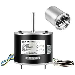 fathersdaygift VEVOR Condenser Fan Motor with Capacitor, 1/5HP 1075/900RPM 208-230V, Replaces 12Y75, 97M49, 100483-02, 43W49, Compatible with Lennox Interlink Emerson K48HXGCK-4210 K48HXGFG-4294 YFK-150-6