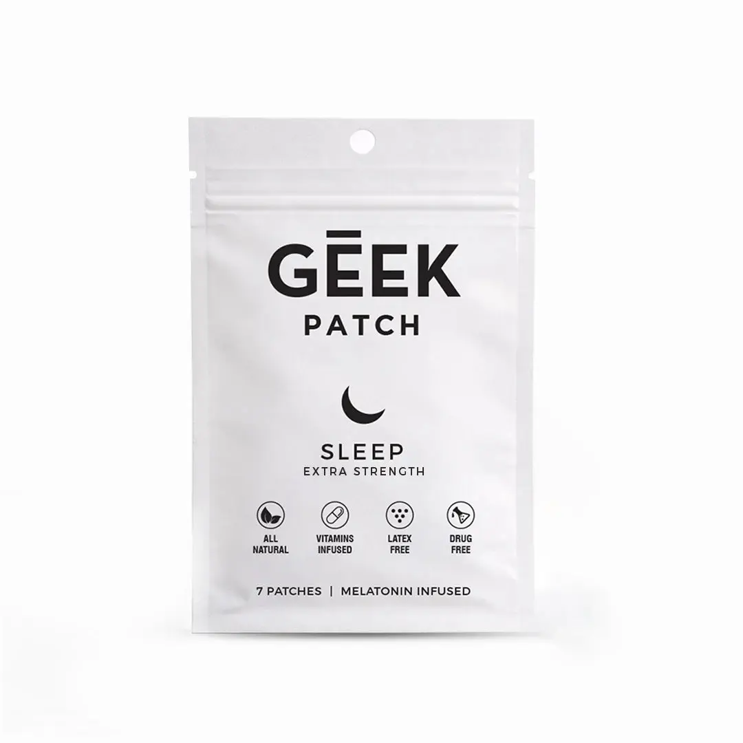 Geek Patch Sleep Extra Strength Sleep Patch – Night Relaxation & Calm Bedtime Support