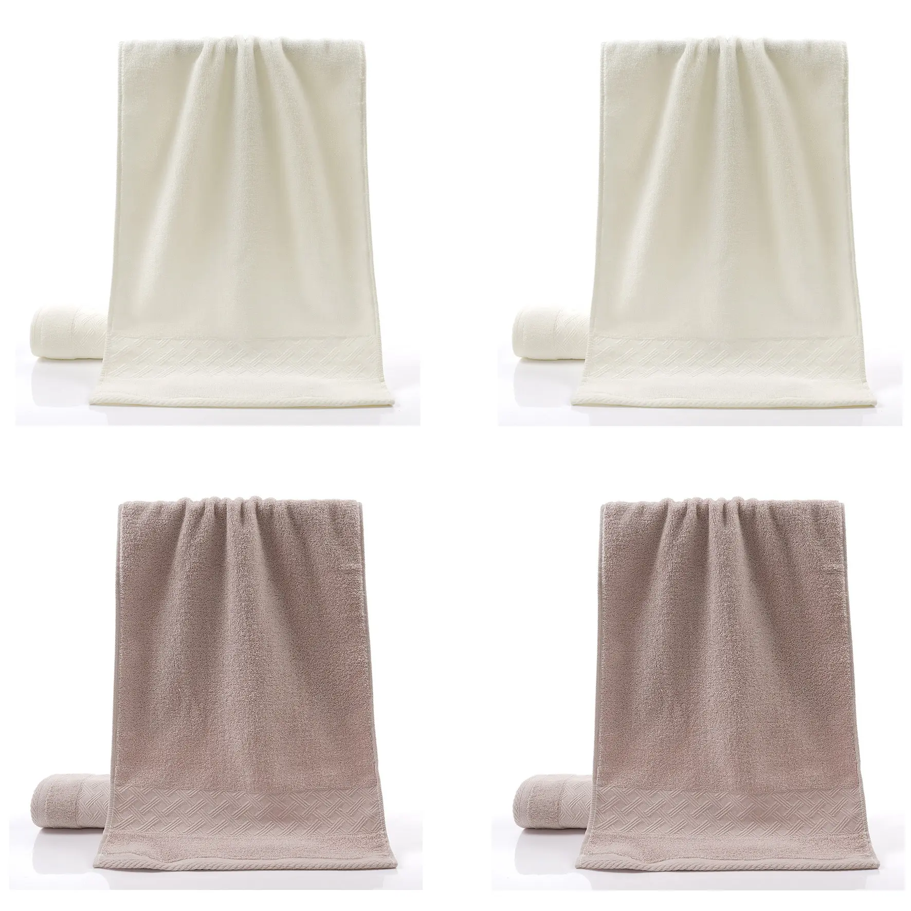 2 pcs pink+2 pcs beige