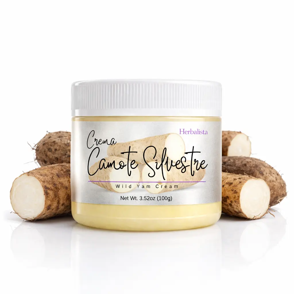 Herbalista Wild Yam Cosmetic Cream (3.52oz/100g) - Daily Silky Face & Neck Moisturizer with Botanical Extracts, Lightweight Non-Greasy Formula for Hydrating, Radiant-Looking Skin, All Skin, Lightweight Cream, Moisture, Smooth Skin Routine