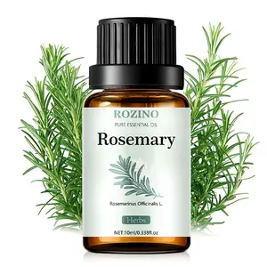 Rosemary Pure Essential Oil, Herbal Essence Multi-Effect Care, Hair Nourishment Strengthening, Skin Repair Brightening, Aromatherapy Relaxation