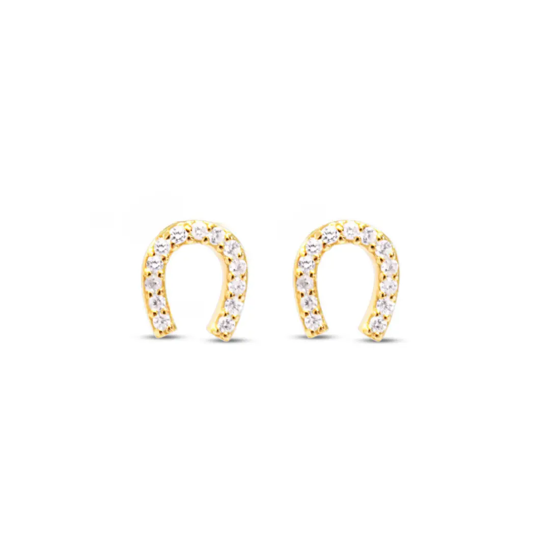 Lucky Horseshoe Studs