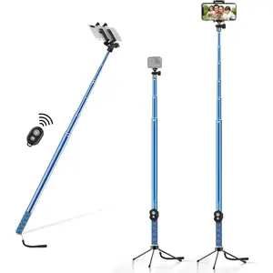 118'' 9.8ft Long Selfie Stick for , Android, Extended Super Long Pole, Selfie Stick Tripod with Remote, for Selfies/Video Recording, Includes Phone Tripod,   Remote (20 to 118")