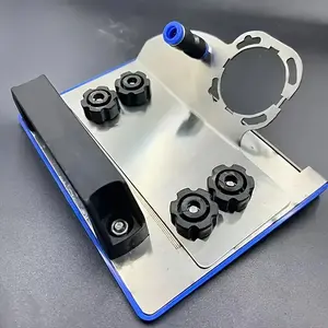 45° Angle Grinder Precision Tile Chamfering Tool Set, Portable Durable Metal, Dust Removal System, Ceramic Tile Edges, Wood Trimming, Safe Use