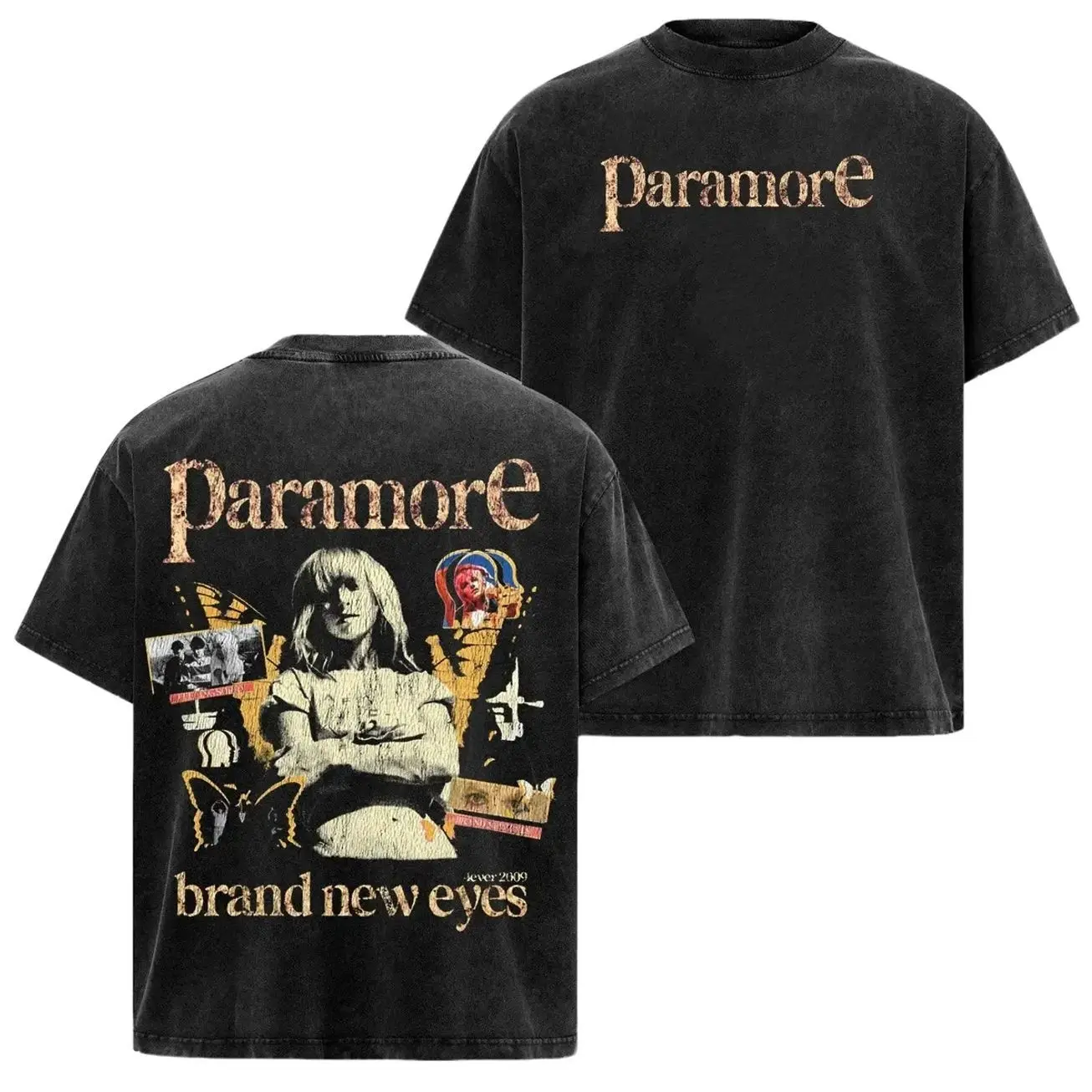 Paramore Band Shirts , alternative band merch, trending shirt, Washde Tee & Hoodie, 90s graphic tee, vintage graphic tee, grunge aesthetic shirt, classic rock merch Menswear Streetwear Streetwear Oversized Oversized Short Sleeve Long Sleeve Crewneck 4M5
