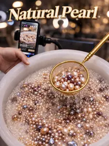 Freshwater Pearl Lucky Spoon Gets nature pearl；Perfect for Jewelry Earrings Necklace Bracelet DIY Design/ Timeless Gifting