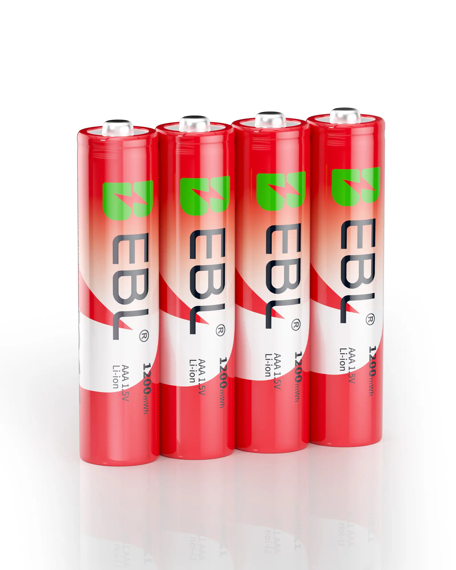 EBL 1.5V AAA Rechargeable Li-ion Batteries (1200mWh) – Lithium AAA Batteries for Phones & Electronics Replacement Use, Rechargeable Replacement Battery