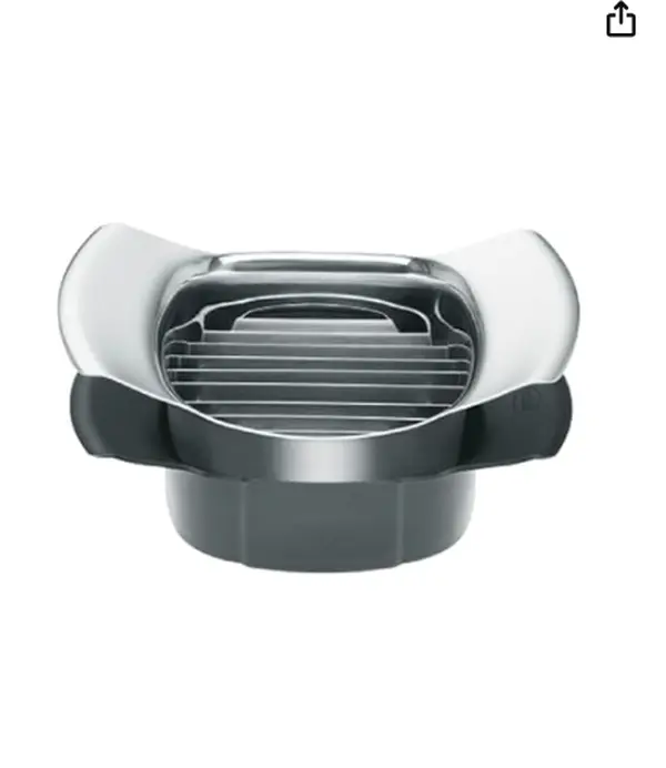 Rösle 12755 Stainless Steel 10 Blade Serrated Vegetable, Fruit and Cheese Slicer, 10.4 in, Silver