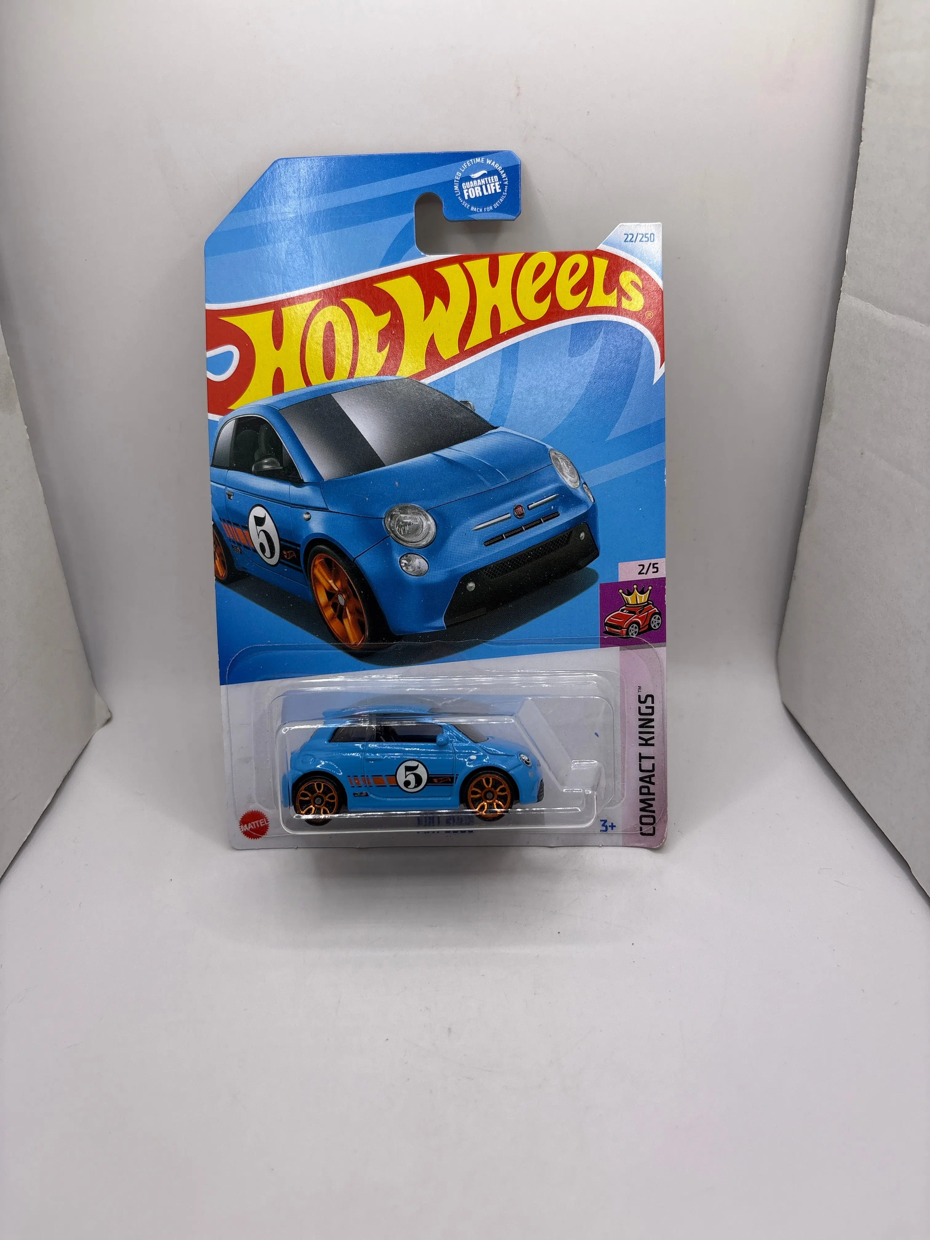Hot Wheels Fiat 500e Diecast blue