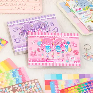 20 Sheets/bag Deco Stickers, Sticker Paper, Sticker Packs, DIY Handmade Decoration Stickers, Perfect for Scrapbooking & Diary Making, Vibrant Design