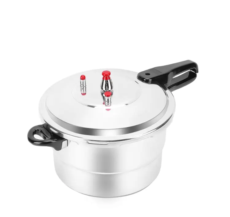 Aluminum Pressure Cooker, 3.2QT Aluminum Pressure Cooker Cooking Various Foods For Gas Stove Induction Cooker