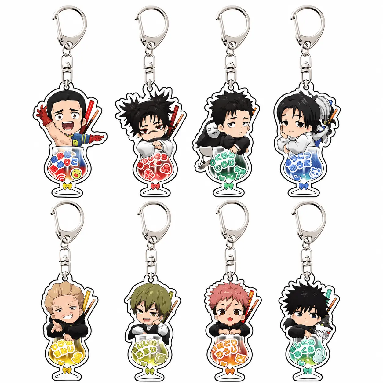 Jujutsu Kaisen Soda Float Acrylic Keychain, Great For Daily Use Or As Thoughtful Little Gifts For Your Friends And Yourself