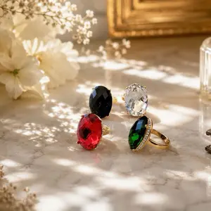 Adjustable Couples Customized Rings, Casual Fashion Costume Jewelry, Ideal for Birthday, Christmas Gifting