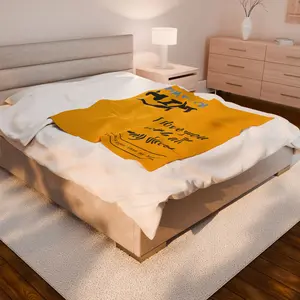 I’m with Him Velveteen Plush Blanket, Funny Gift for Him, Cozy Throw Blanket, Anniversary Present, Romantic Decor