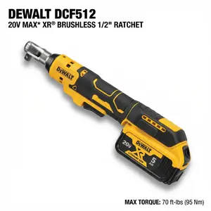 DEWALT DCF512 95Nm Brushless Ratchet 1/2" durable tool
