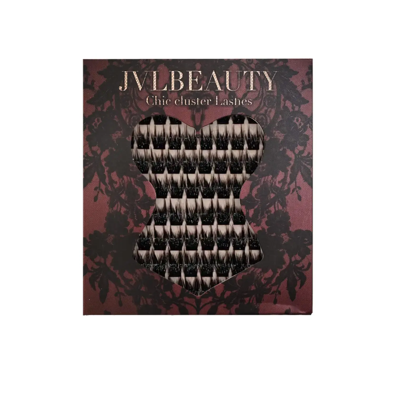 JVLBEAUTY 【Midnight Queen】 Thai-Style Segment False Eyelashes, Soft, 3D Voluminous, Individual Clusters, European & American Style
