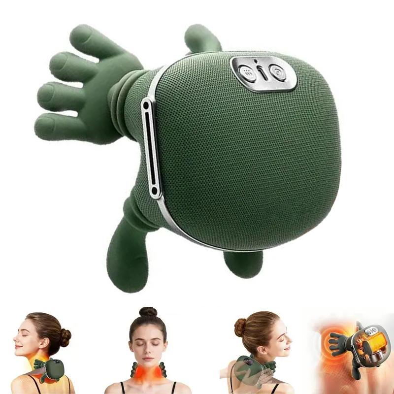 6D deep neck massager, portable massager by massage master, with 3 modes and 2 temperature controls, suitable for neck, shoulder, back and leg, can be operated without plugging in, suitable for office use, and a gift for the elderly, men and women 6D deep neck massager, portable massager by massage master, with 3 modes and 2 temperature controls, suitable for neck, shoulder, back and leg, can be operated without plugging in, suitable for office use, and a gift for the elderly, men and women