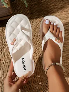 Women's Home Outdoor Two-In-One Slippers, Indoor One-Step Sandals, Simple Style, Fashionable, Multi-Color, Party, Outdoor, Beach, Office Wear