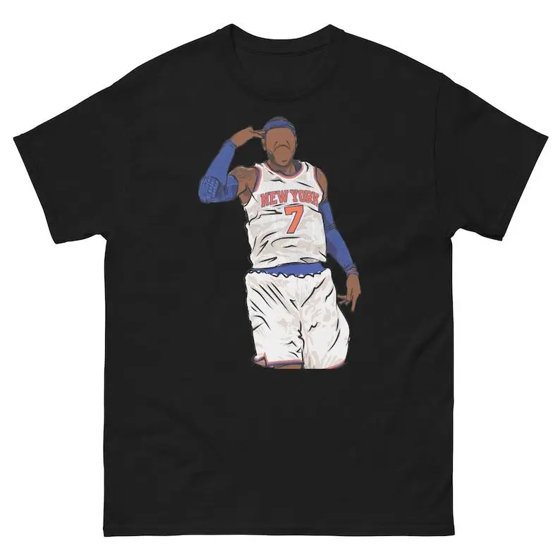 Carmelo Anthony Celebration Sketch New York Knicks Basketball NBA Fan T-Shirt