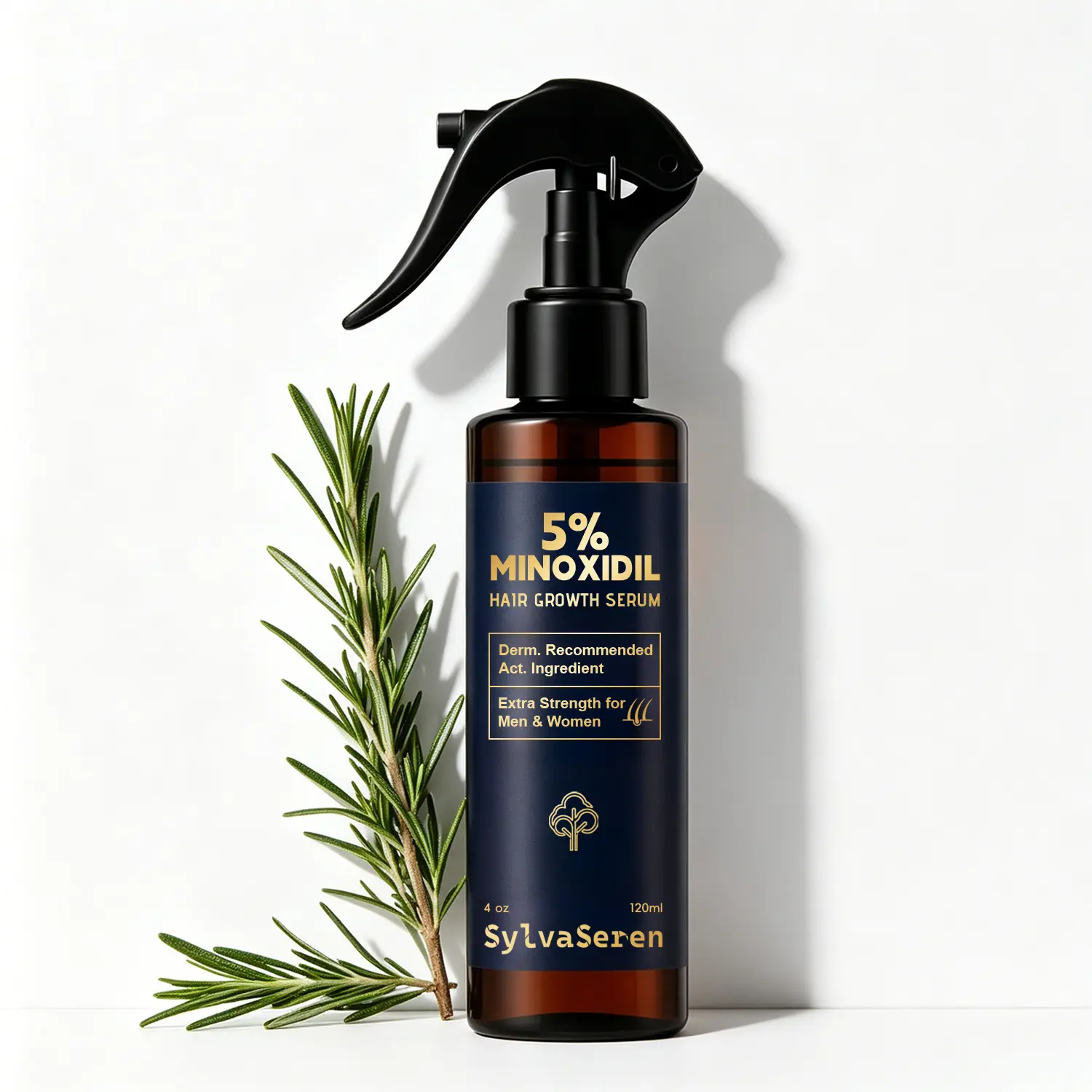 5% Minoxidil Hair Regrowth Spray with Biotin, For Men & Women,Hair & Beard Growth, Thicker Fuller Healthier Hair Haircare Strengthens Hair fathersdaygift