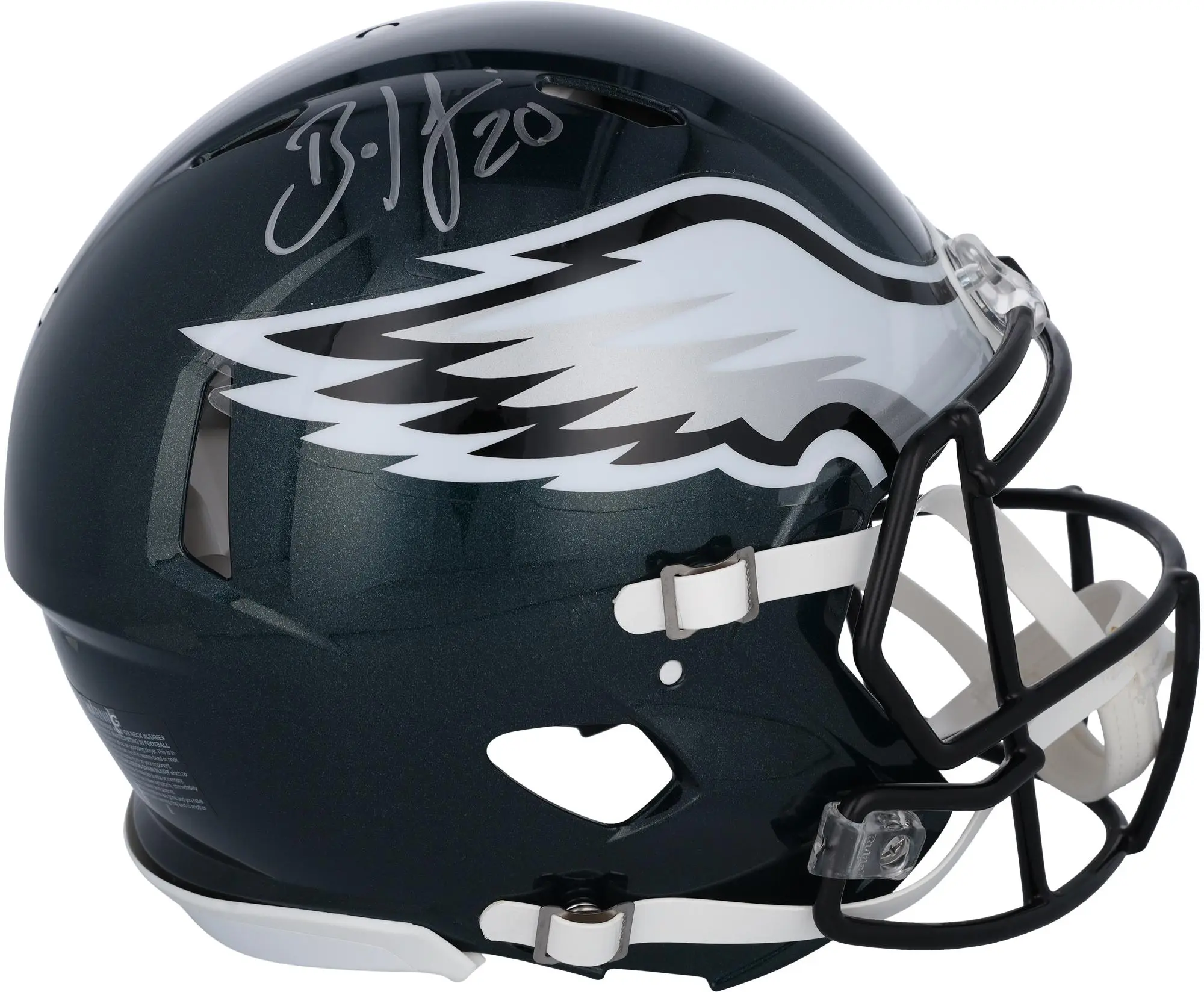Brian Dawkins Philadelphia Eagles Autographed Riddell Speed Authentic Helmet - Fanatics Authentic Certified