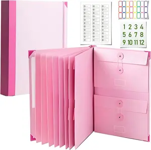 Important Document Organizer Accordion File Document Folder with Labels for Passports, Birth Certificates&Important Papers,Office&Home Storage