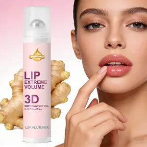 3D Full Lip Gloss, Ginger Extract Nourishing Moisturizing, Lightweight Easy Apply, Long Lasting Shine, Daily Care, Makeup Base, Hydrating, Lip Plumpers, Long Lasting Lipgloss