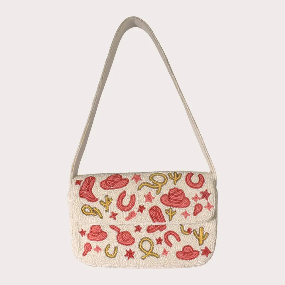 Western Beaded Shoulder Bag