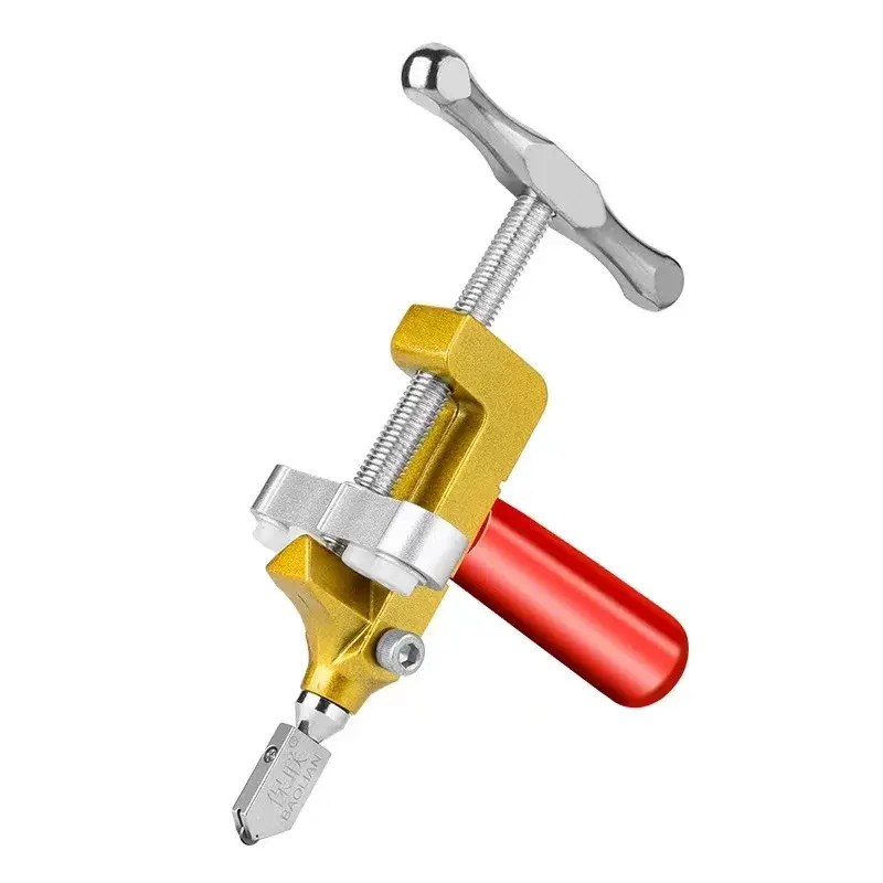 2 in 1 Glass Ceramic Tile Cutter with Knife Wheel Diamond Roller Glass Cutter Cutting Machine Opener Breaker Tools Powerful Cutter
