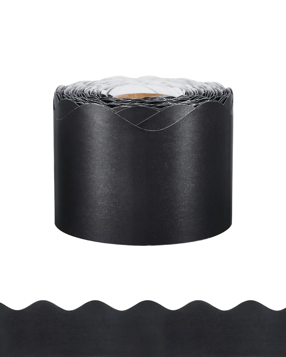 【Summerfinds】VEVOR Bulletin Board Border,65.6 Feet Rolled Border TrimScalloped Bulletin Board Paper with Wavy Line DesignClassroom Border for Bulletin BoardSchoolClassroomand Locker DecorationBlack