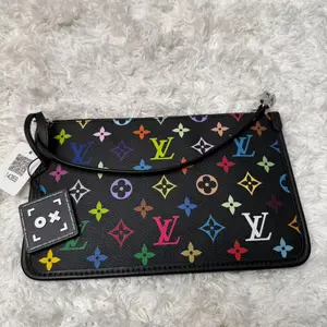 Pre-owned Louis Vuitton Canvas Bag Accessories x Takashi Murakami Pochette