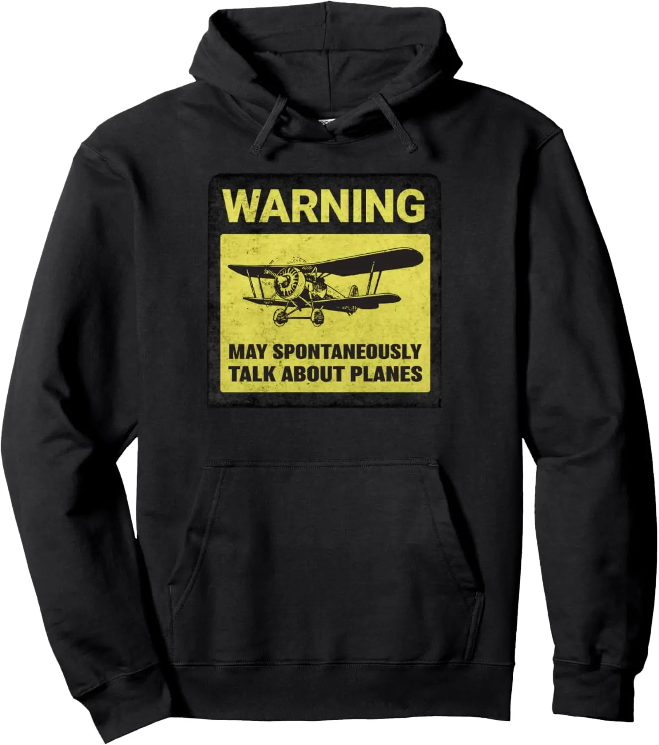 Vintage Airplane funny Flying Pilot Aviation Geeks Pullover Hoodie