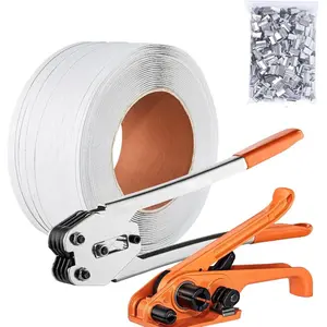 VEVOR Banding Strapping Kit with Strapping Tensioner Tool, Banding Sealer Tool, 3280 ft Length PP Band, 1000 Metal Seals, Pallet Packaging Strapping Banding Kit Banding Packaging Strapping for PackingVEVOR Super Brand Day
