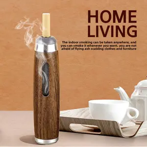 Carbon Fiber Ashtray Advance Car Mounted Cigarette Ash Organizer Portable Cigarette Holder