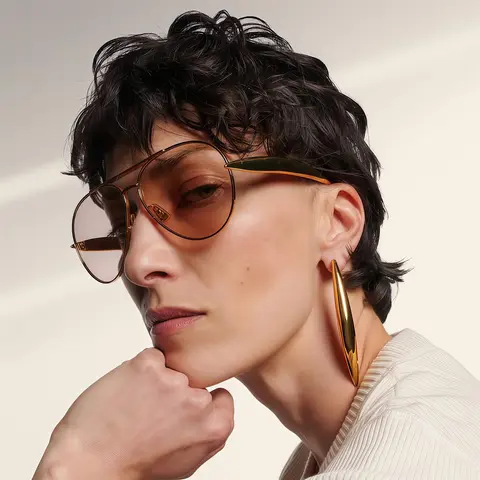 Unisex Oversized Retro 70s Full Rim Metal Aviator Sunglasses - UV Protection TAC Lenses, Trendy Vintage Eye Fashion, High Quality Outdoor Stylish Accessories