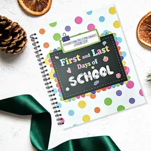 School Journey Memory Book with Photo Pockets - 12-Year Keepsake Album for All School Years, Fill-in Journal for Every School Year, Back to School & Graduation Photo Storage, Perfect for Students & Parents to Preserve Learning Milestones, Scrapbooks