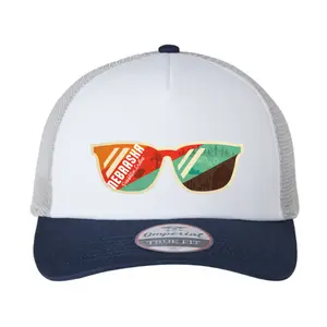 SALE | Nebraska Hat Reflection Collection | Grey/Navy | One Size Fits Most | Screen Machine