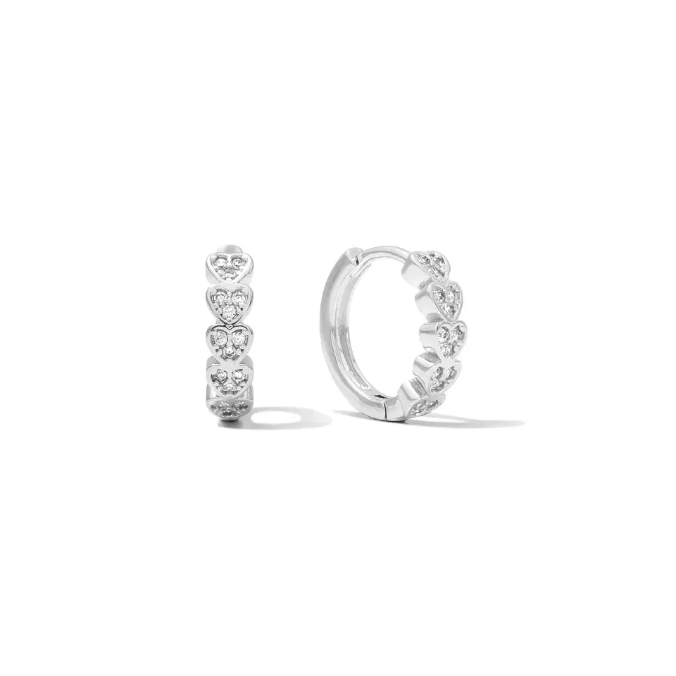 Silver mini hoops Silver mini hoops