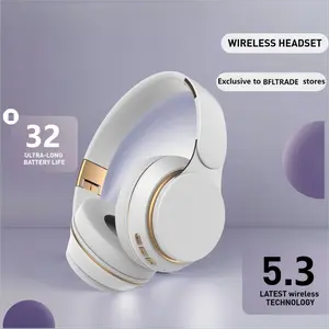 Wireless Bluetooth Headphones,5.3 Bluetooth,32H Battery Life, Suitable For Laptop/Computer /TV/Android/iOS Phones,Built-In Microphone,USB C Charging