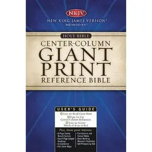 USED-Holy Bible New King James Version Classic Giant Print Center Column Reference Bible by Thomas Nelson (Paperback)