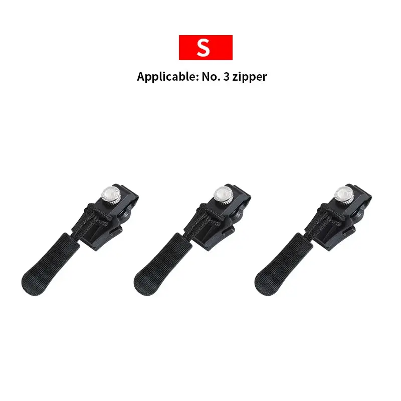 Universal Detachable Metal Zipper Slider Puller Detachable Instant Repair Kit DIY Replacement Lever Locks for Clothing Luggage