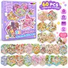 Halloween Fall Gift DIY 3D Sticker Scenes 20 Sets of Stickers for Girls Make Your Own Mini Shop House Scene Stickers for Kids Cute Fun Cartoon Animal Sticker