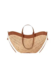 New Handwoven Straw Bag, Casual Large Capacity Beach Bag, Simple Shoulder Bag, Trendy Summer Accessory, Perfect for Travel and Daily Use, Handbag Shoulder Purse