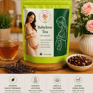 Derasine Fibrom, kit Kist, Vant Fèmal tromp bouche e fasilite w ansent 100% natirel 10 bags Tea Natural
