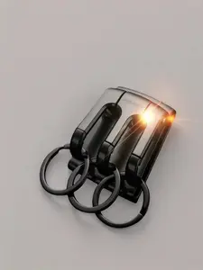 Heavy Duty Three-Ring Keychain | Premium Alloy Belt Loop Key Holder | Organizer for Car & Home Keys