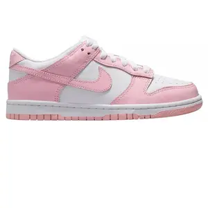 Youth Nike Dunk Low White/Med Soft Pink-White (FB9109 125) (GS)