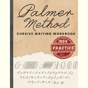 Palmer Method Cursive Writing Workbook 100% Practice: Master Calligraphy, Penmanship, and Handwriting with the Classic Palmer Method