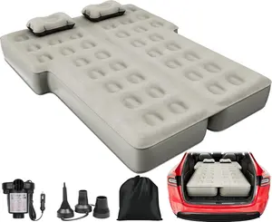 YITAMOTOR Inflatable Car Camping Bed for SUVs & Trucks 10" Air Mattress with Pump Pillows Carry Bag & Repair Kit for Outdoor Travel