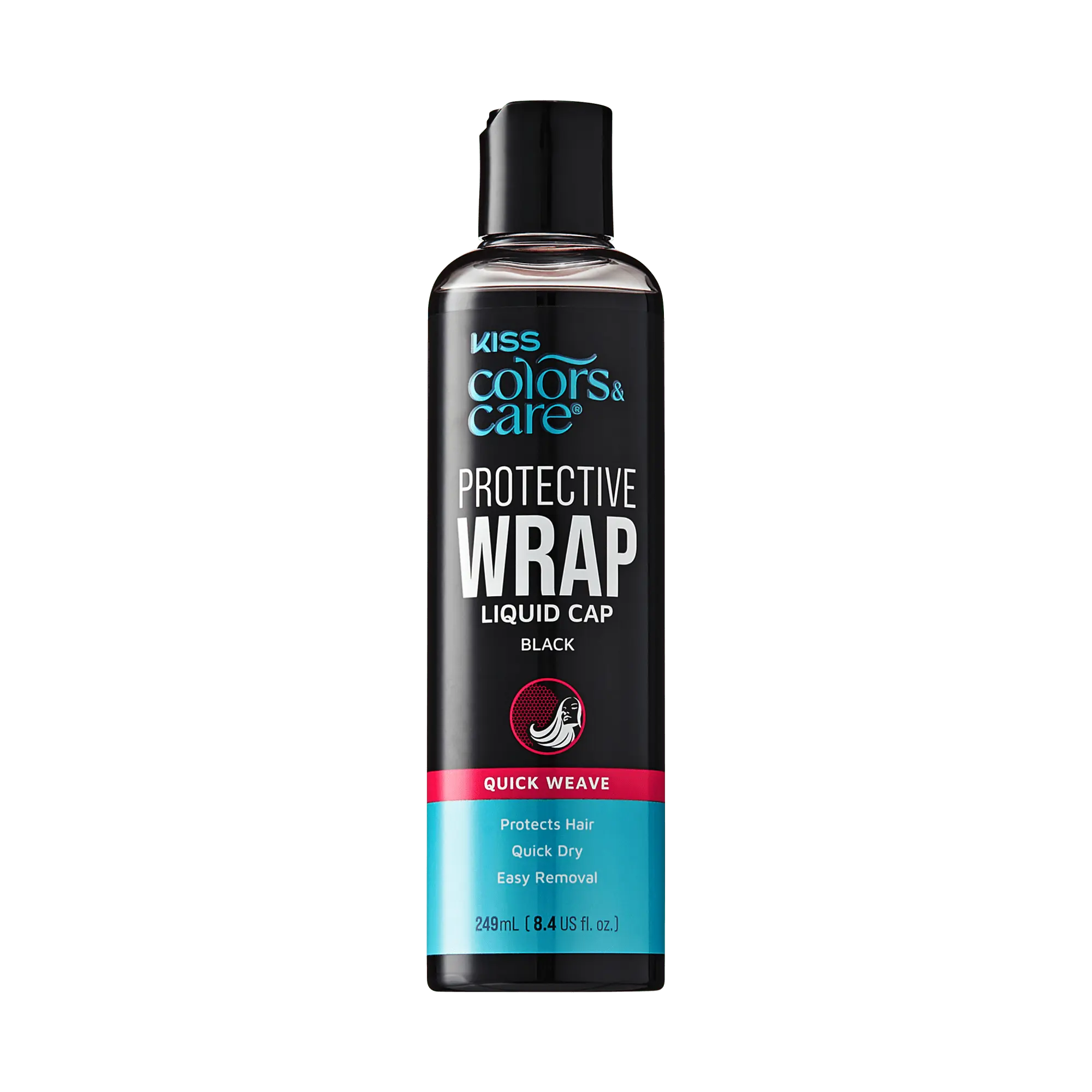 Kiss Colors & Care Protective Wrap Liquid  - Black
