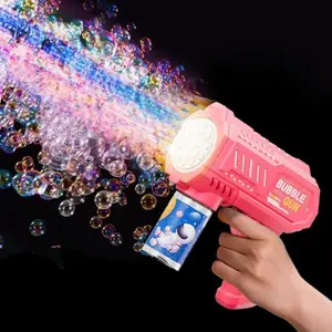 Portable Electric Bubble Machine Set, Handheld Bubble Maker with 5oml Solution, Ideal for Weddings Birthdays Parties Outdoor Fun, Party Bubble Machine